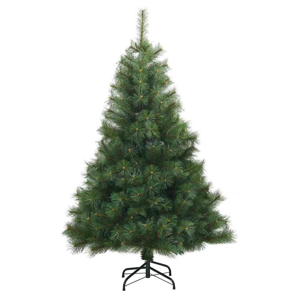 Műanyag Hajtogatós Karácsonyfa állvánnyal Zöld 120 cm PVC, acél