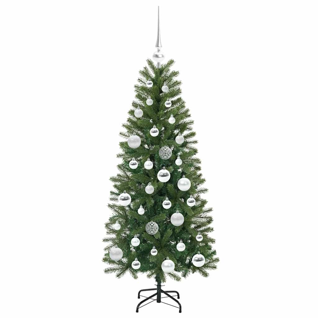 Mű karácsonyfa 150 LED-del állvánnyal Zöld 120 cm PE és PVC