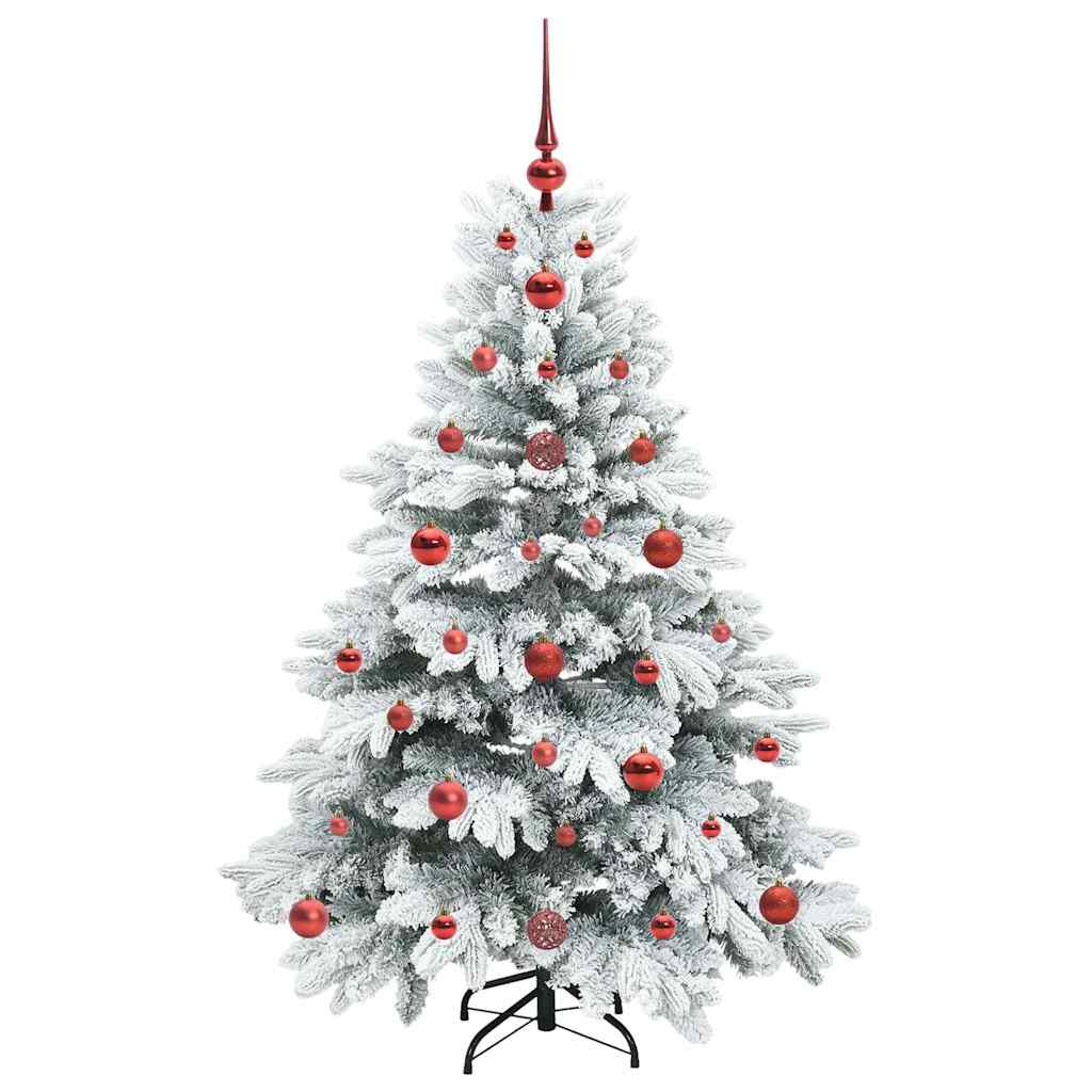 Mű karácsonyfa 150 LED-del állvánnyal Zöld 120 cm PE és PVC