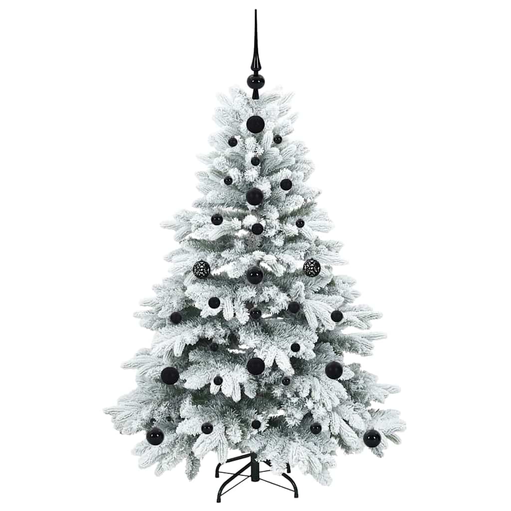 Mű karácsonyfa 150 LED-del állvánnyal Zöld 120 cm PE és PVC