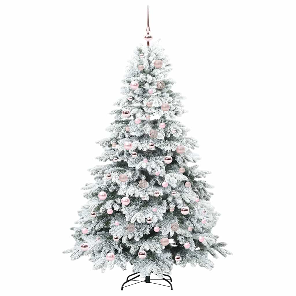 Mű karácsonyfa 300 LED-del állvánnyal Zöld 180 cm PE és PVC