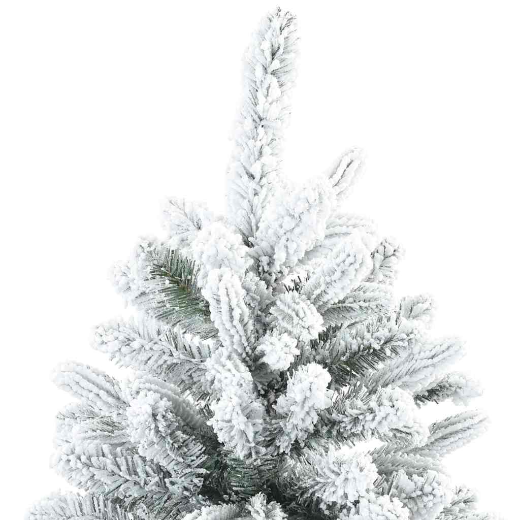 Mű karácsonyfa 300 LED-del állvánnyal Zöld 210 cm PE és PVC