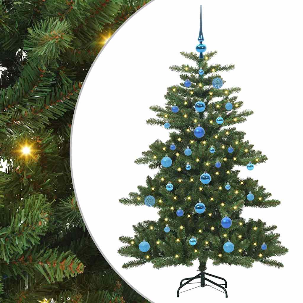 Műanyag Hajtogatós Karácsonyfa 150 LED-del 150 cm PVC
