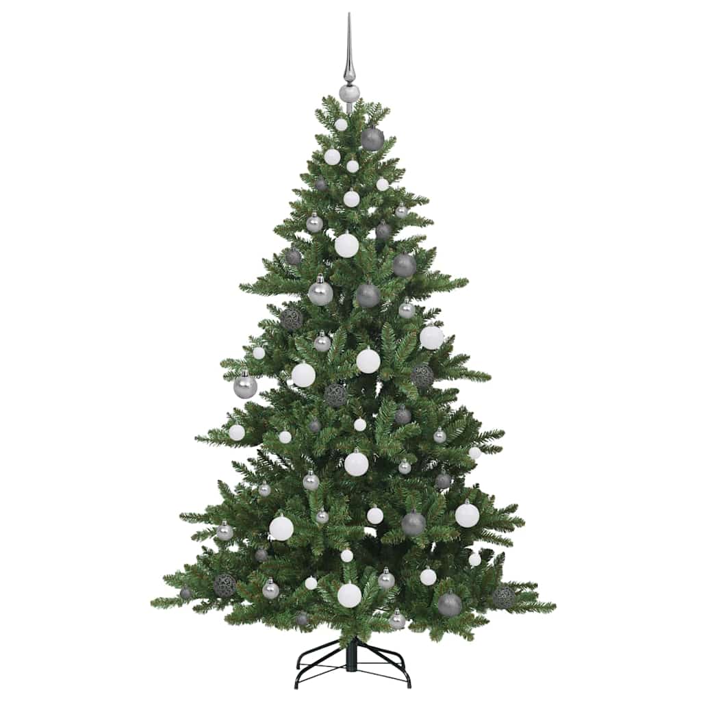 Műanyag Hajtogatós Karácsonyfa 300 LED-del 180 cm PVC