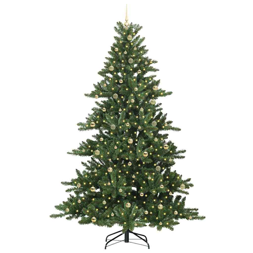 Műanyag Hajtogatós Karácsonyfa 300 LED-del 240 cm PVC