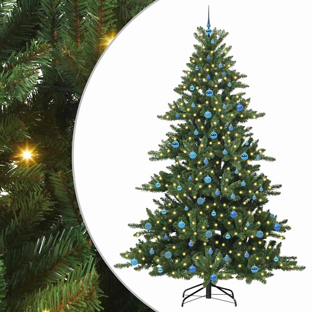 Műanyag Hajtogatós Karácsonyfa 300 LED-del 240 cm PVC