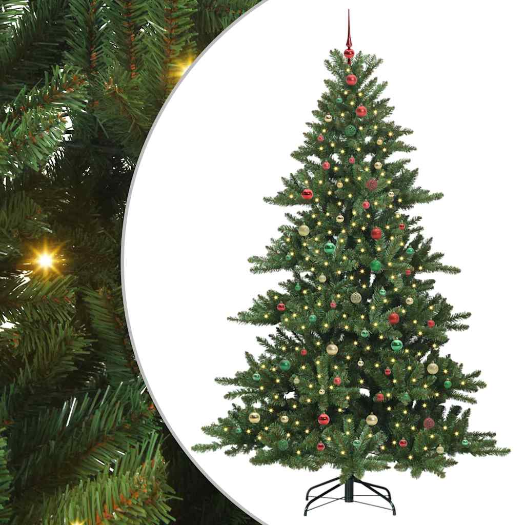 Műanyag Hajtogatós Karácsonyfa 300 LED-del 240 cm PVC