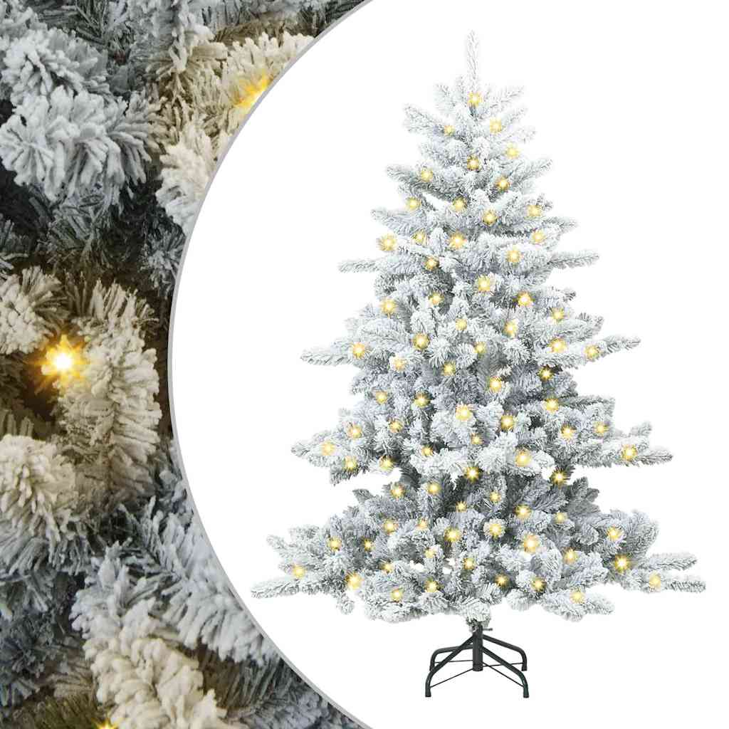 Műanyag Hajtogatós Karácsonyfa 150 LED-del 150 cm PVC