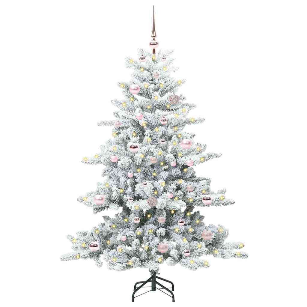 Műanyag Hajtogatós Karácsonyfa 150 LED-del 150 cm PVC