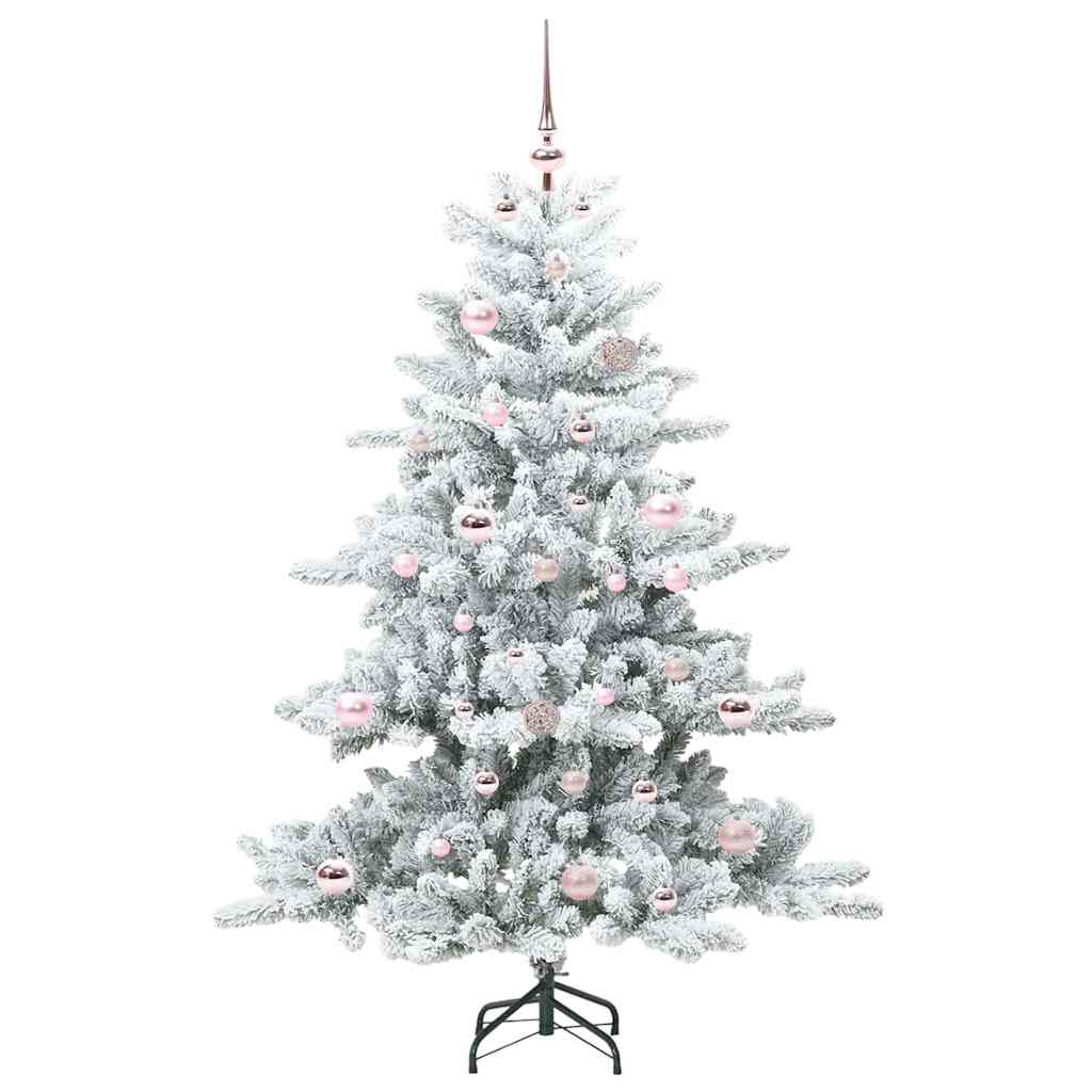 Műanyag Hajtogatós Karácsonyfa 150 LED-del 150 cm PVC