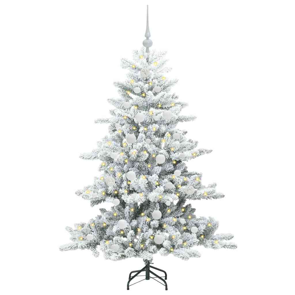 Műanyag Hajtogatós Karácsonyfa 150 LED-del 150 cm PVC