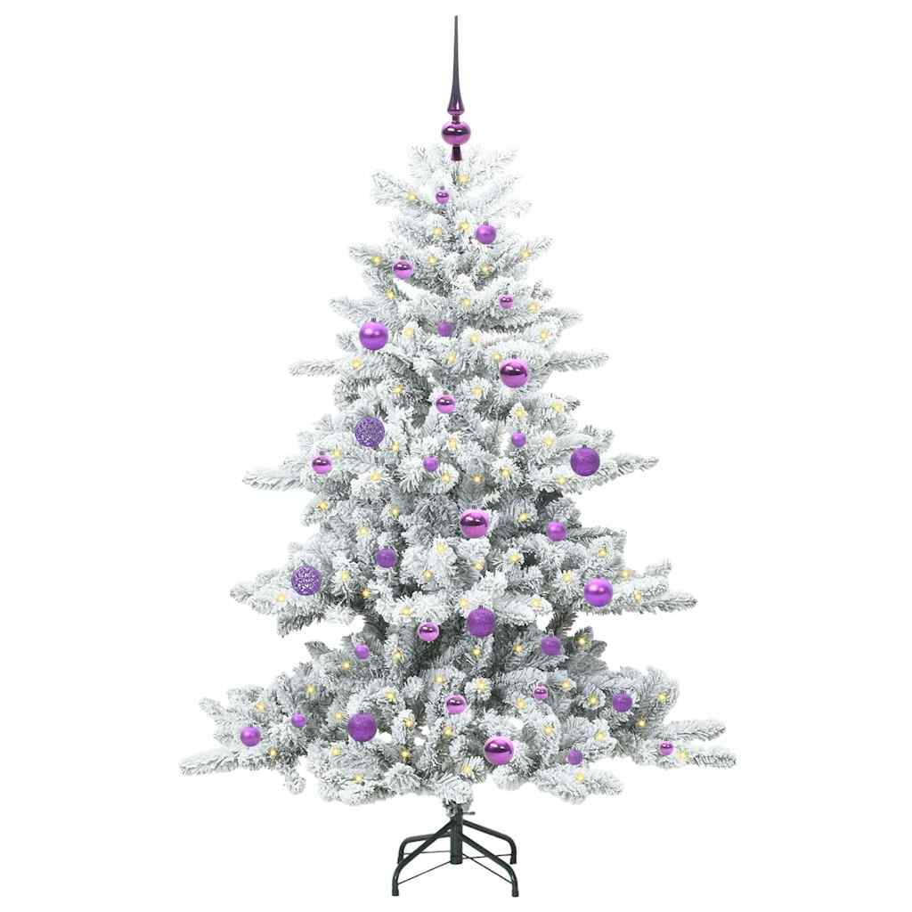 Műanyag Hajtogatós Karácsonyfa 150 LED-del 150 cm PVC