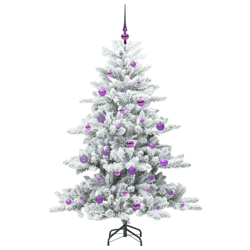 Műanyag Hajtogatós Karácsonyfa 150 LED-del 150 cm PVC