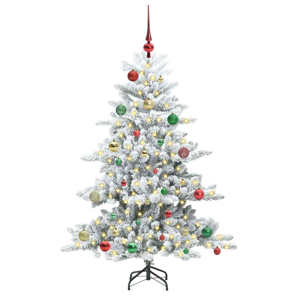 Műanyag Hajtogatós Karácsonyfa 150 LED-del 150 cm PVC