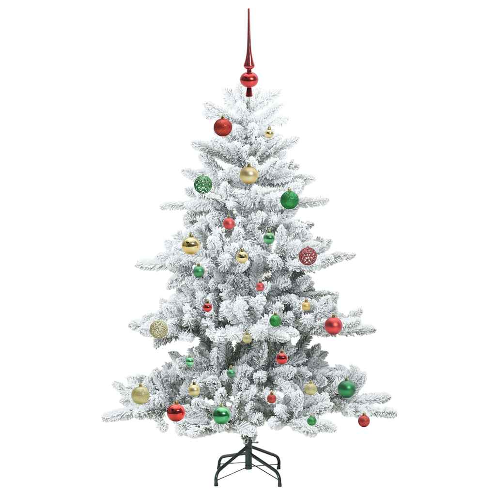 Műanyag Hajtogatós Karácsonyfa 150 LED-del 150 cm PVC