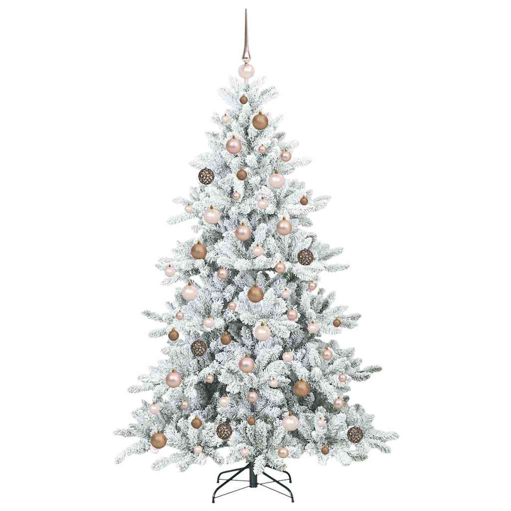 Műanyag Hajtogatós Karácsonyfa 300 LED-del 180 cm PVC