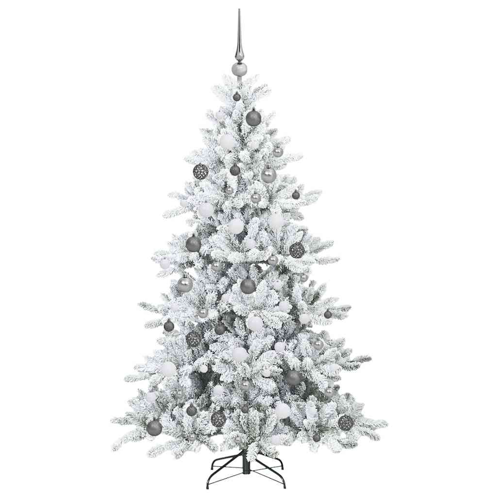Műanyag Hajtogatós Karácsonyfa 300 LED-del 180 cm PVC