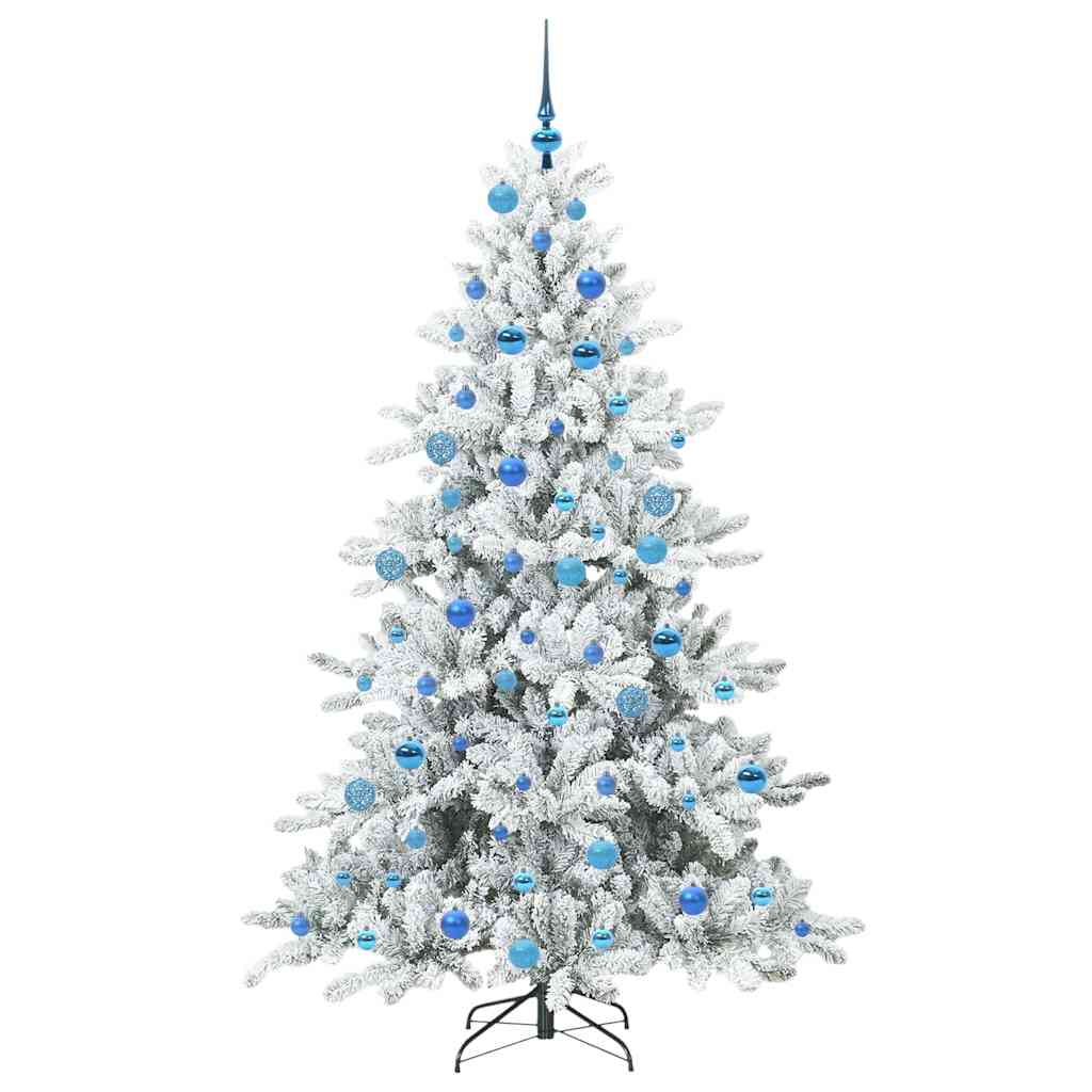 Műanyag Hajtogatós Karácsonyfa 300 LED-del 180 cm PVC