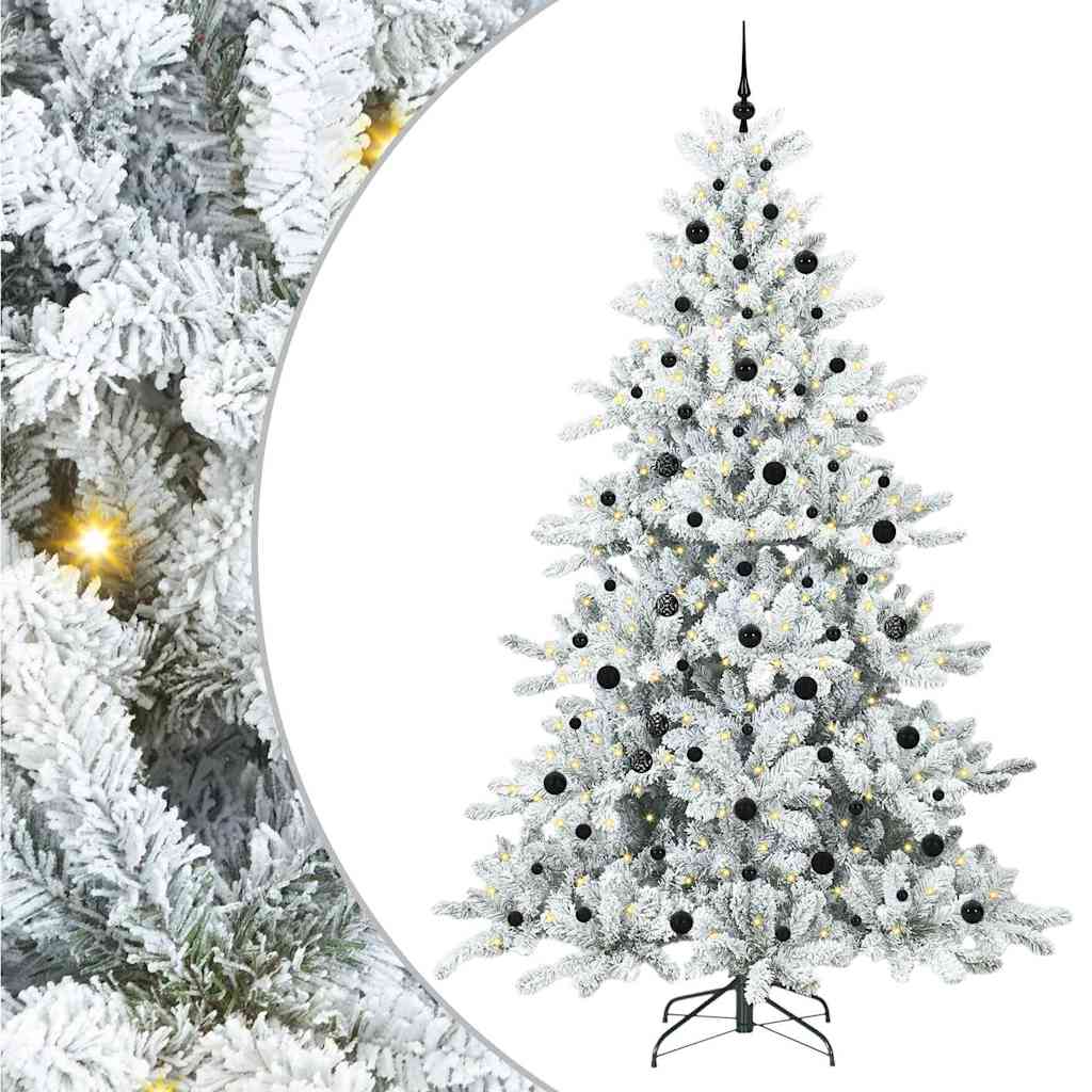 Műanyag Hajtogatós Karácsonyfa 300 LED-del 240 cm PVC