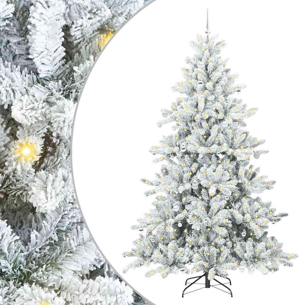 Műanyag Hajtogatós Karácsonyfa 300 LED-del 240 cm PVC