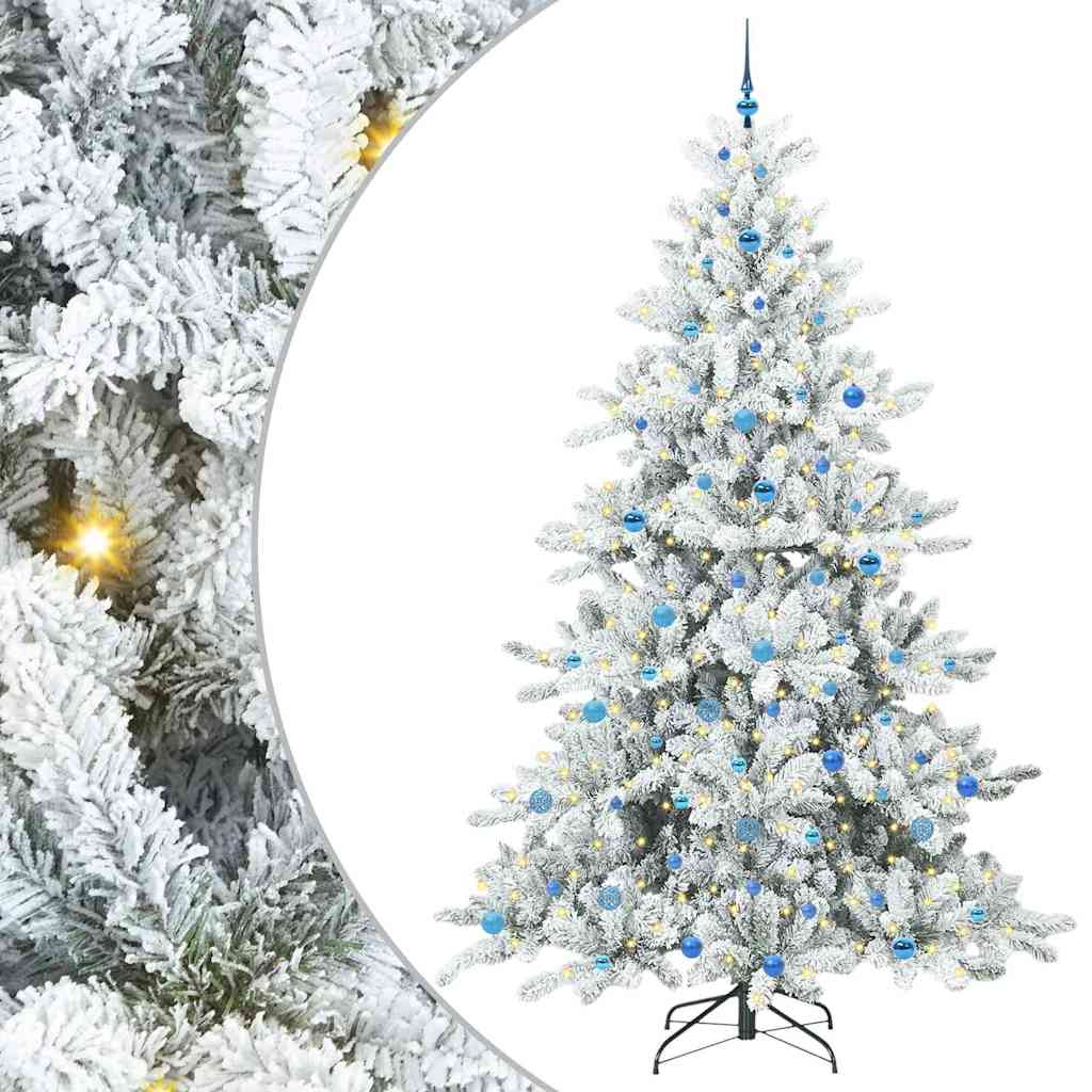 Műanyag Hajtogatós Karácsonyfa 300 LED-del 240 cm PVC