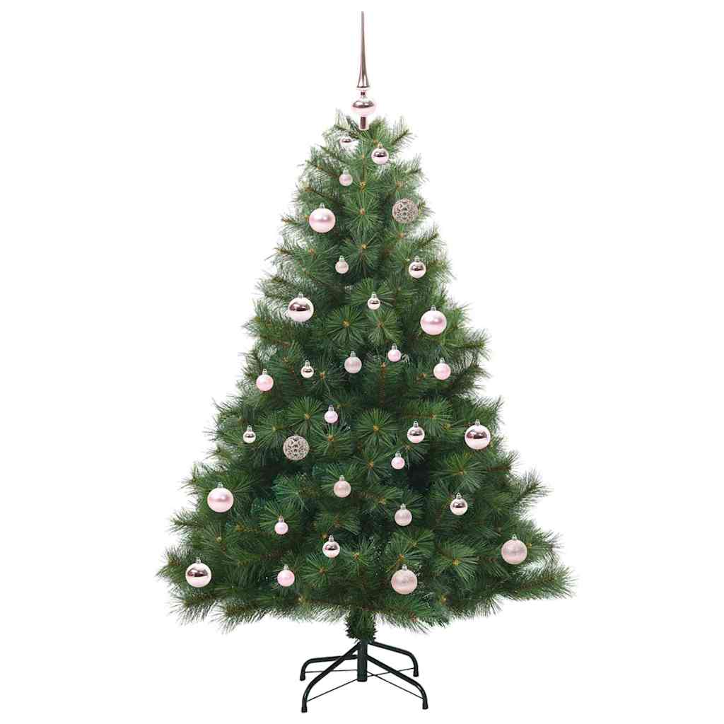 Mű karácsonyfa 150 LED-del állvánnyal Zöld 150 cm PE és PVC