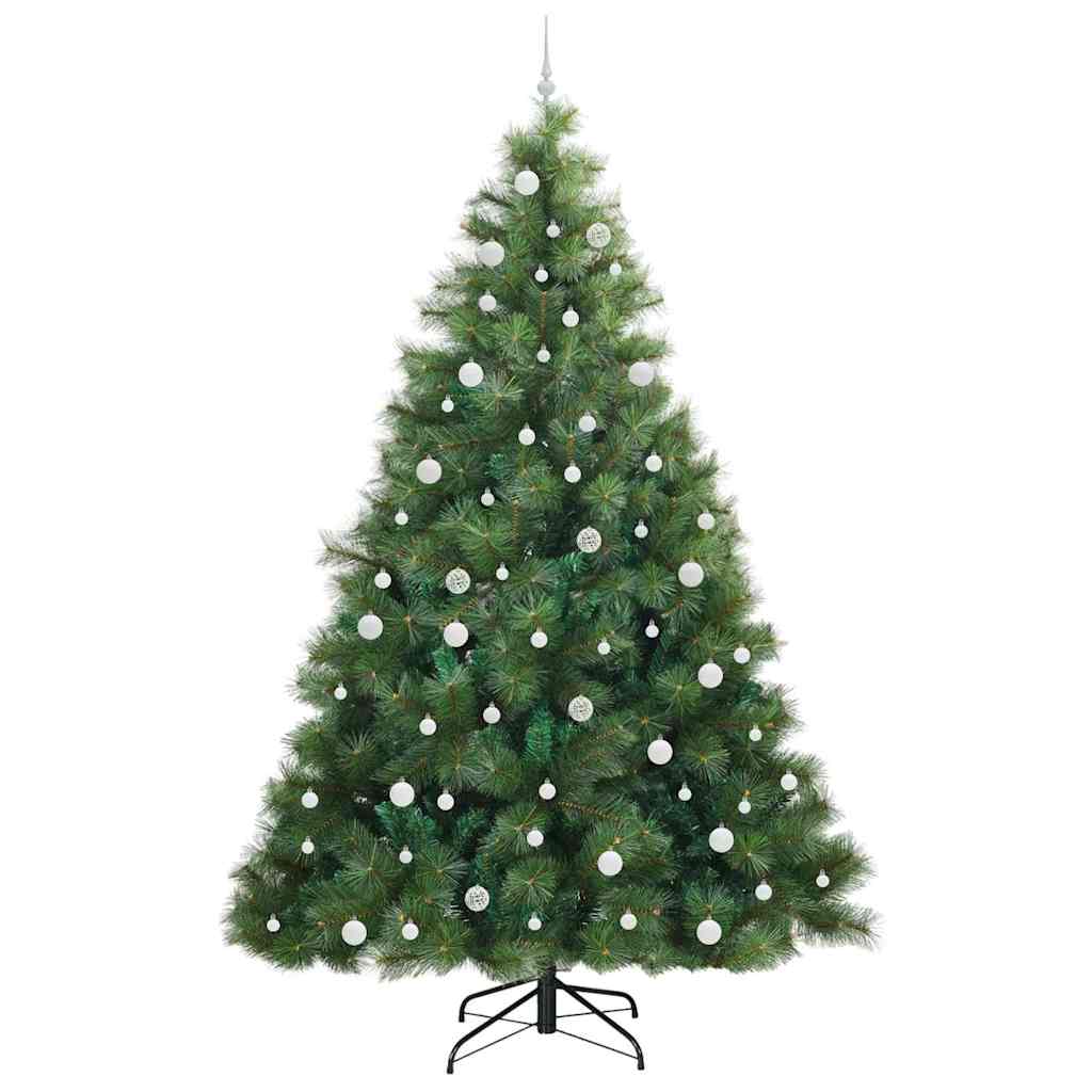 Mű karácsonyfa 300 LED-del állvánnyal Zöld 240 cm PE és PVC