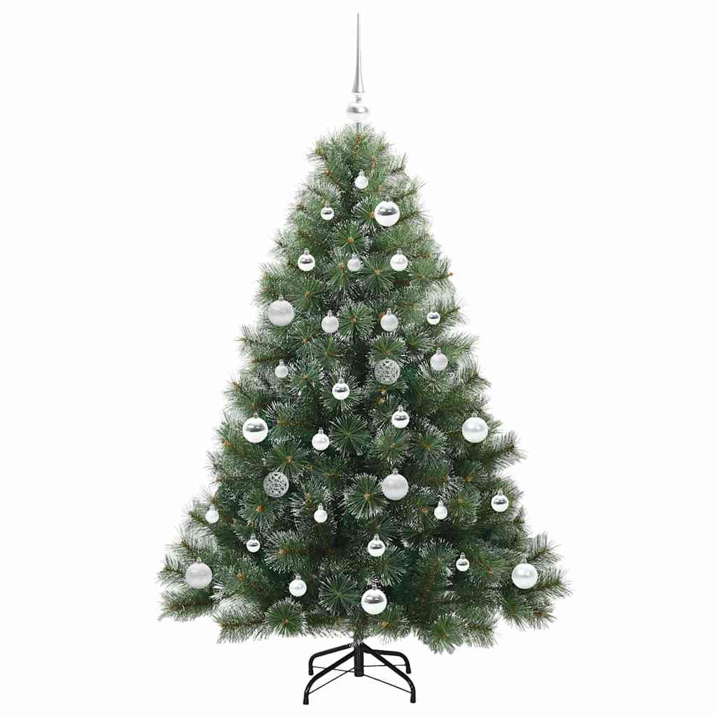 Mű karácsonyfa 150 LED-del állvánnyal Zöld 150 cm PE és PVC