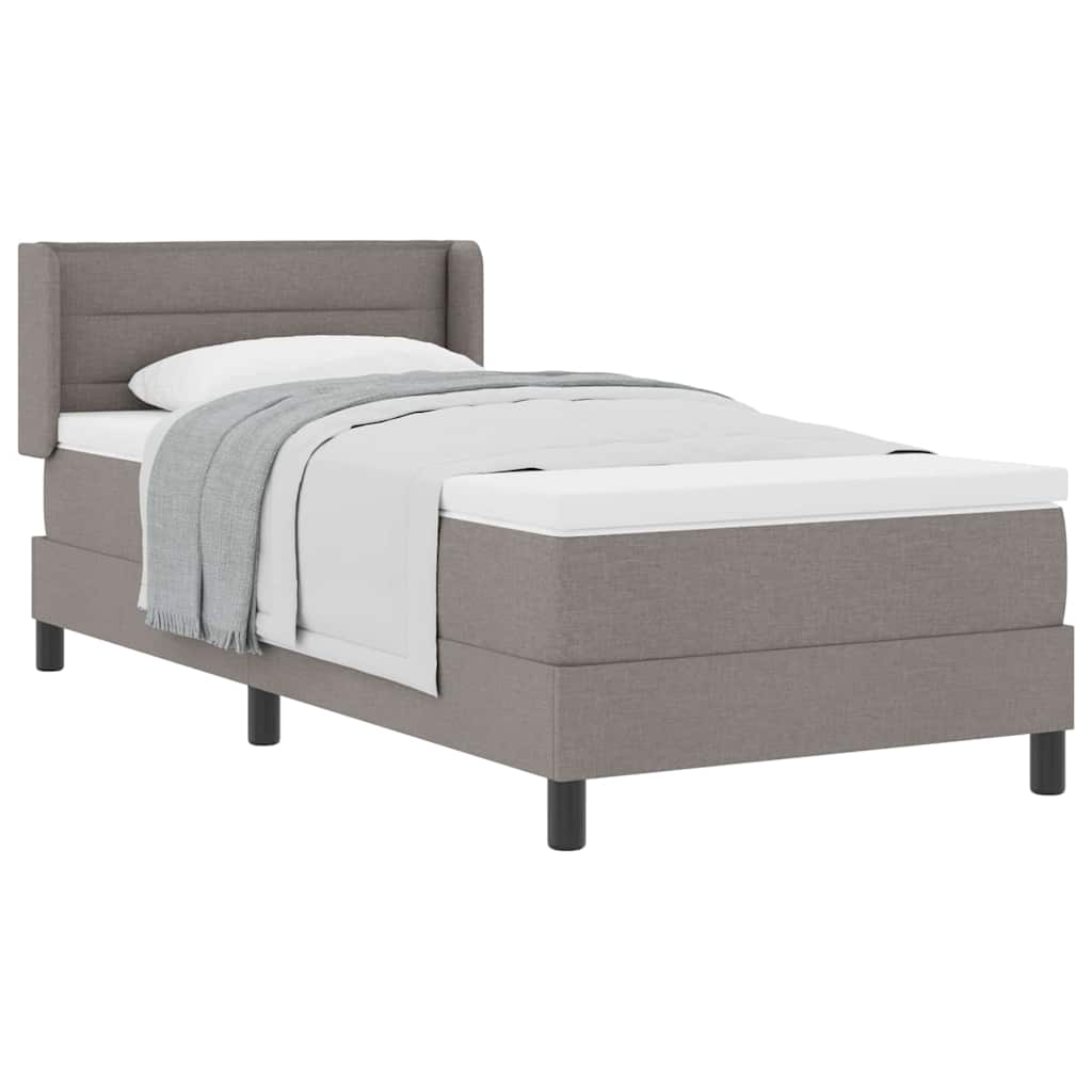 Boxspring ágy matraccal matracmal Tópszínű 100 x 200 cm