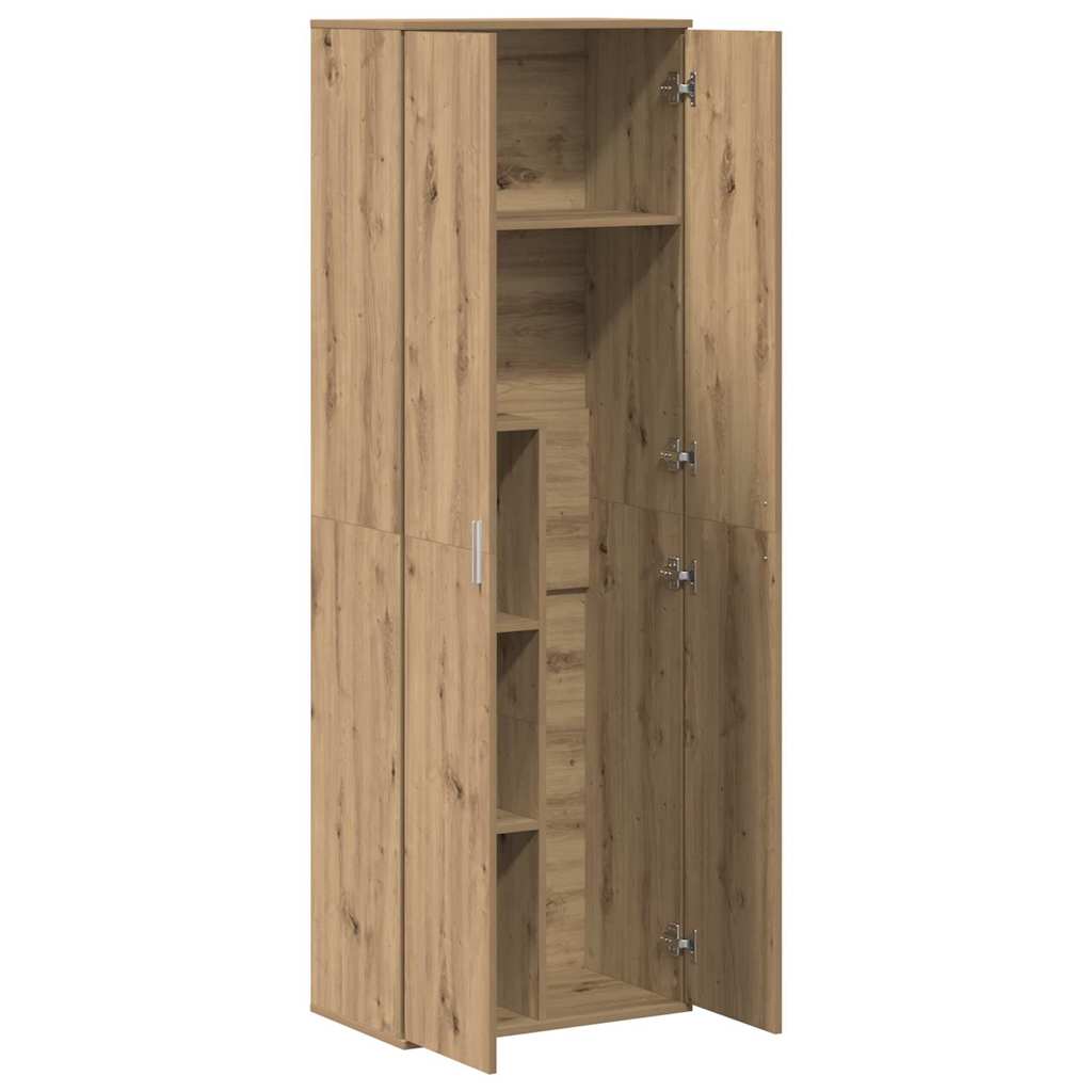 Highboard kézműves tölgy 60 x 35 x 180 cm Faanyag