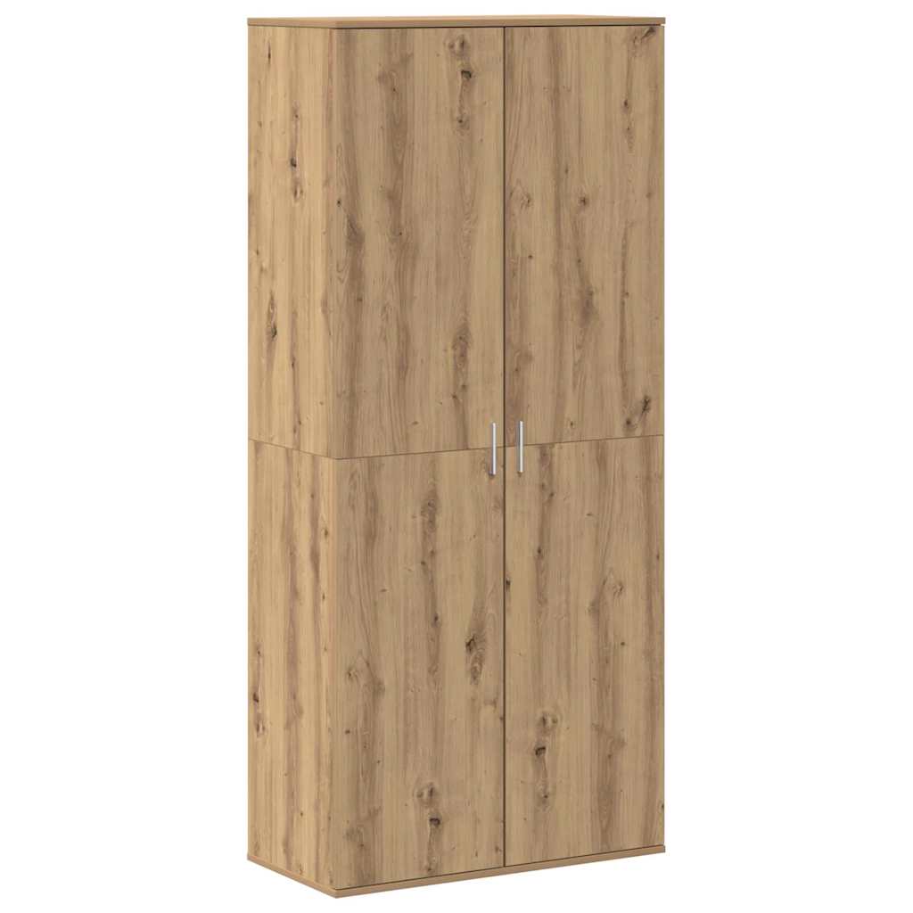 Magasító polcokkal kézműves tölgy 80 x 39 x 178 cm Faanyag