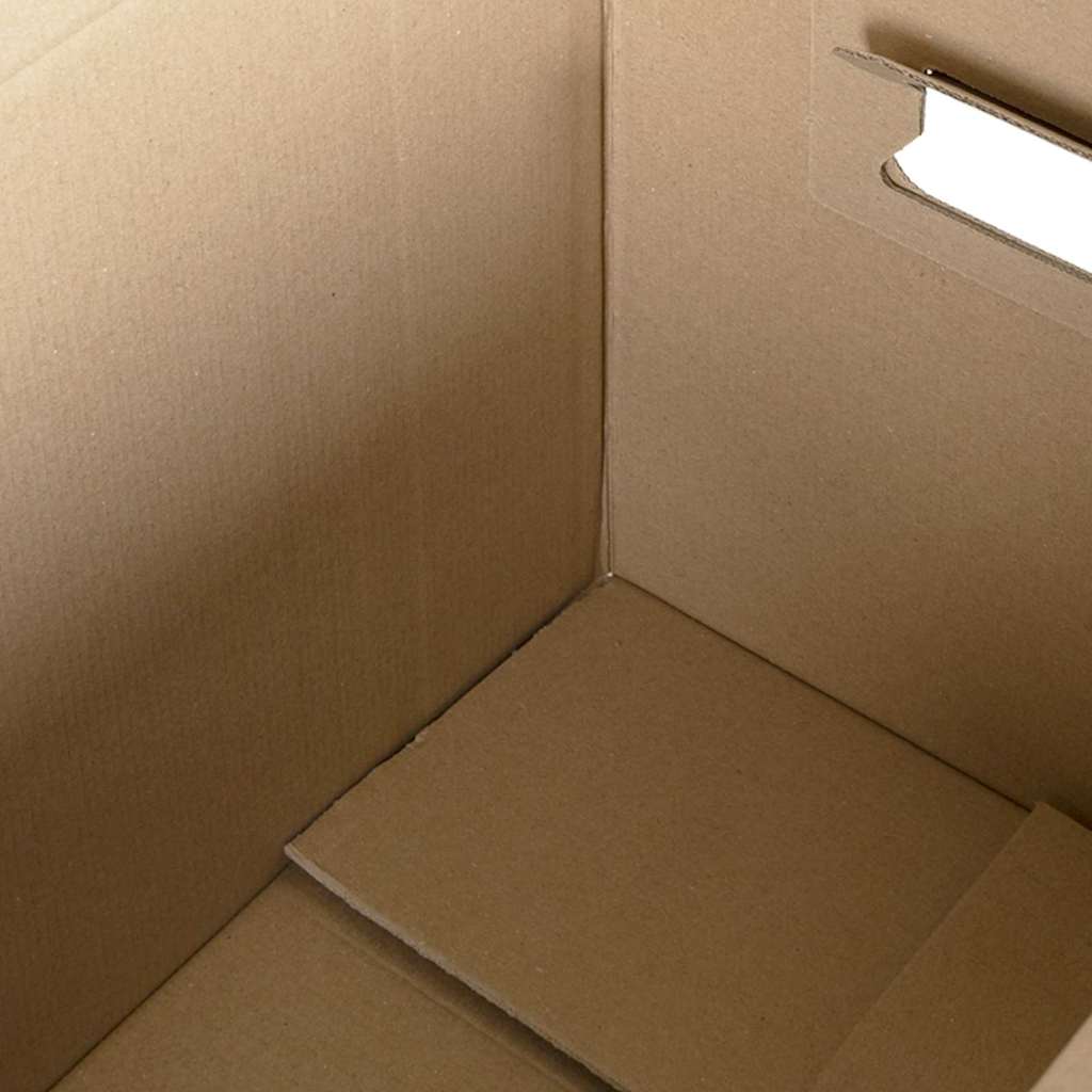 Költöző Doboz tárolóval 20 pcs Barna 59 x 31.5 x 31.5 cm Karton