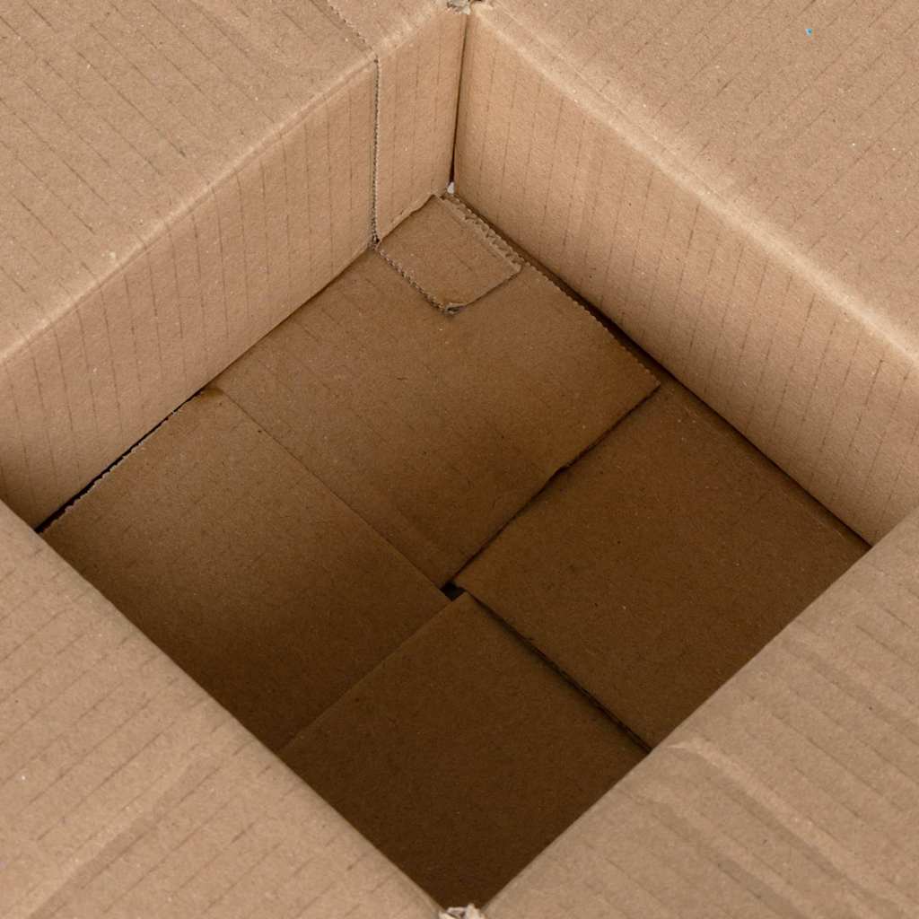 Hajtható doboz tárolóval 50 pcs Barna 15 x 15 x 8 cm Karton