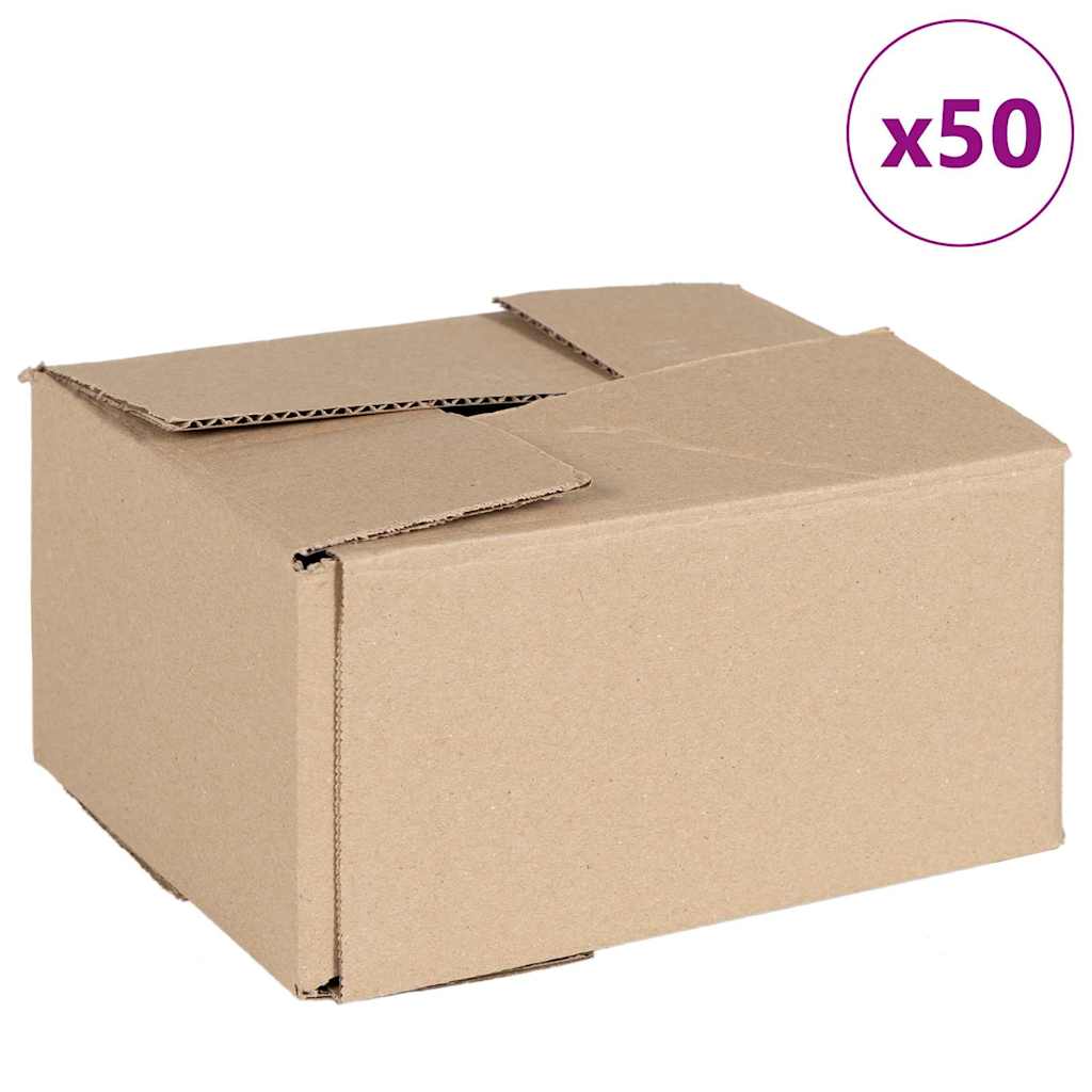 Hajtható doboz tárolóval 50 pcs Barna 20 x 15 x 10 cm Karton