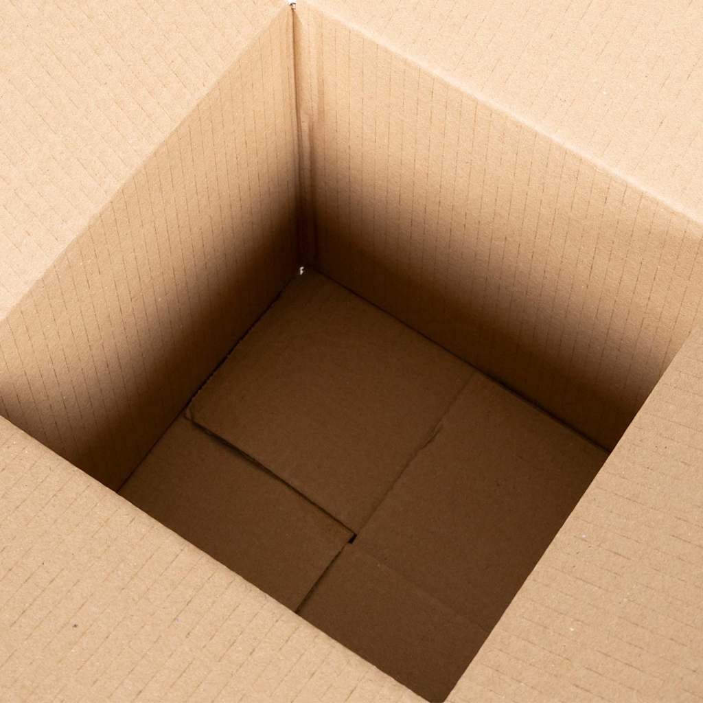 Hajtható doboz tárolóval 50 pcs Barna 20 x 20 x 20 cm Karton