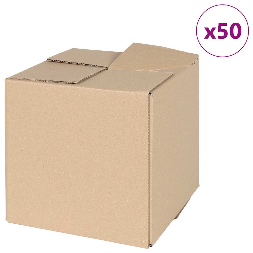 Hajtható doboz tárolóval 50 pcs Barna 20 x 20 x 20 cm Karton