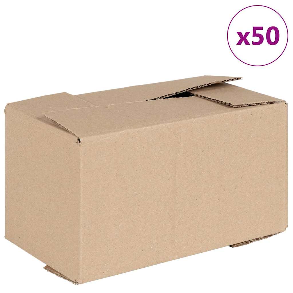 Hajtható doboz tárolóval 50 pcs Barna 24 x 13 x 13 cm Karton