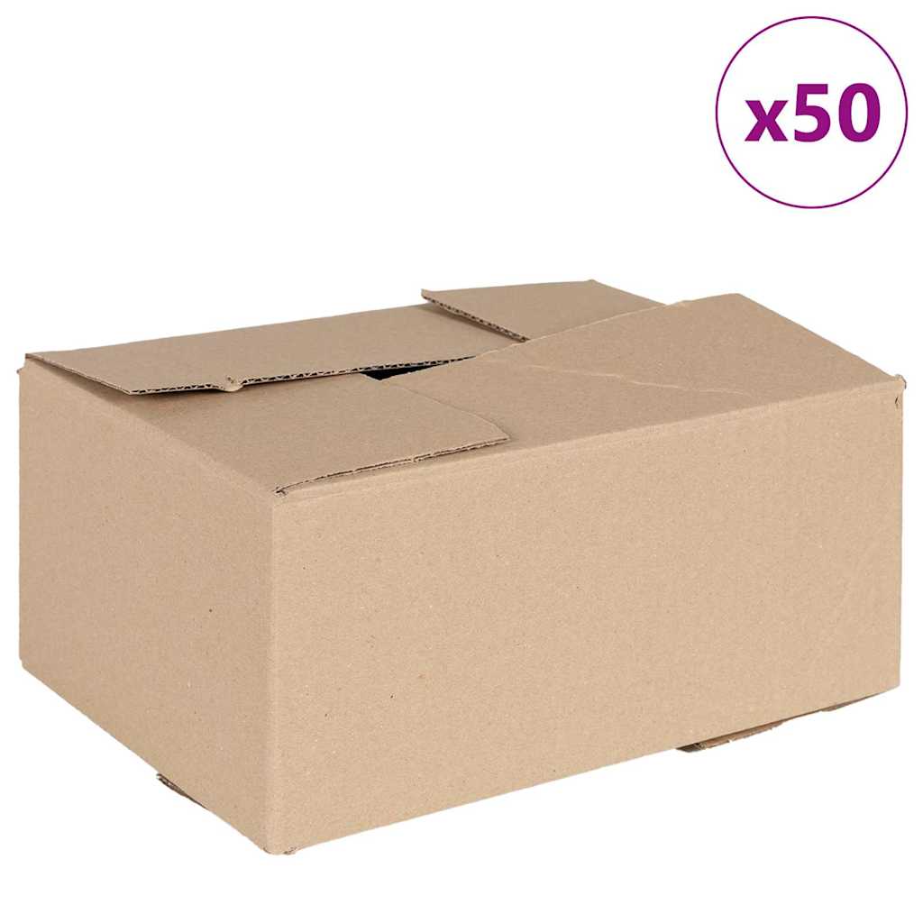 Hajtható doboz tárolóval 50 pcs Barna 30 x 21.5 x 14 cm Karton
