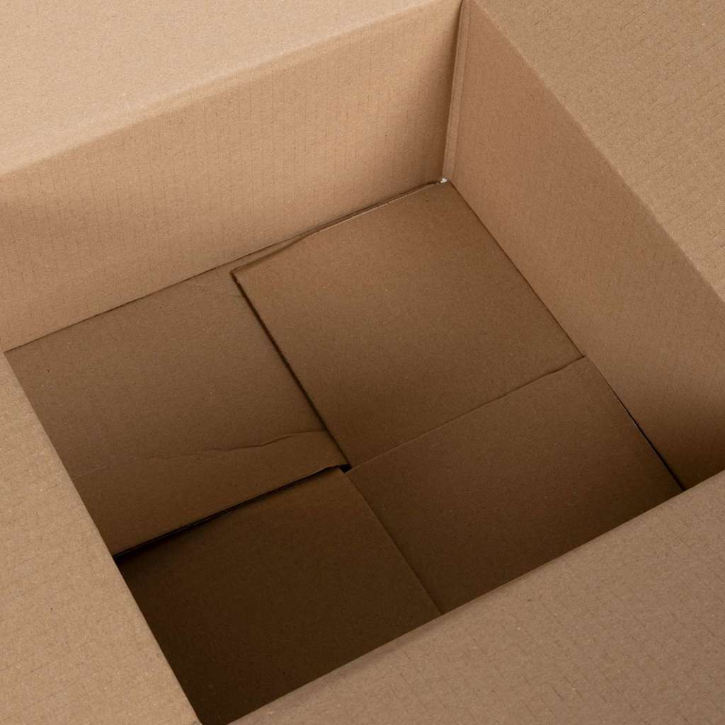 Hajtható doboz tárolóval 50 pcs Barna 30 x 30 x 15 cm Karton