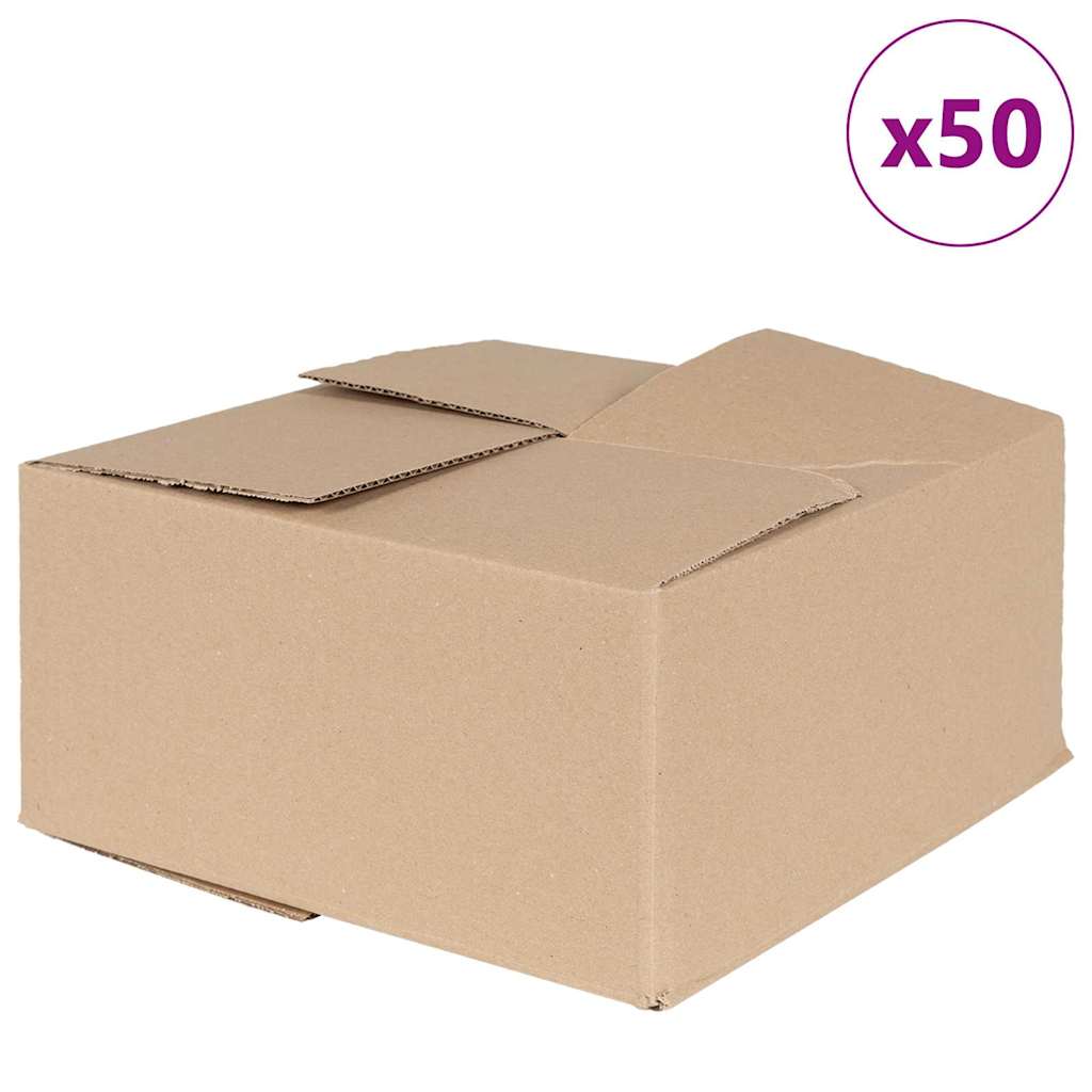 Hajtható doboz tárolóval 50 pcs Barna 30 x 30 x 15 cm Karton