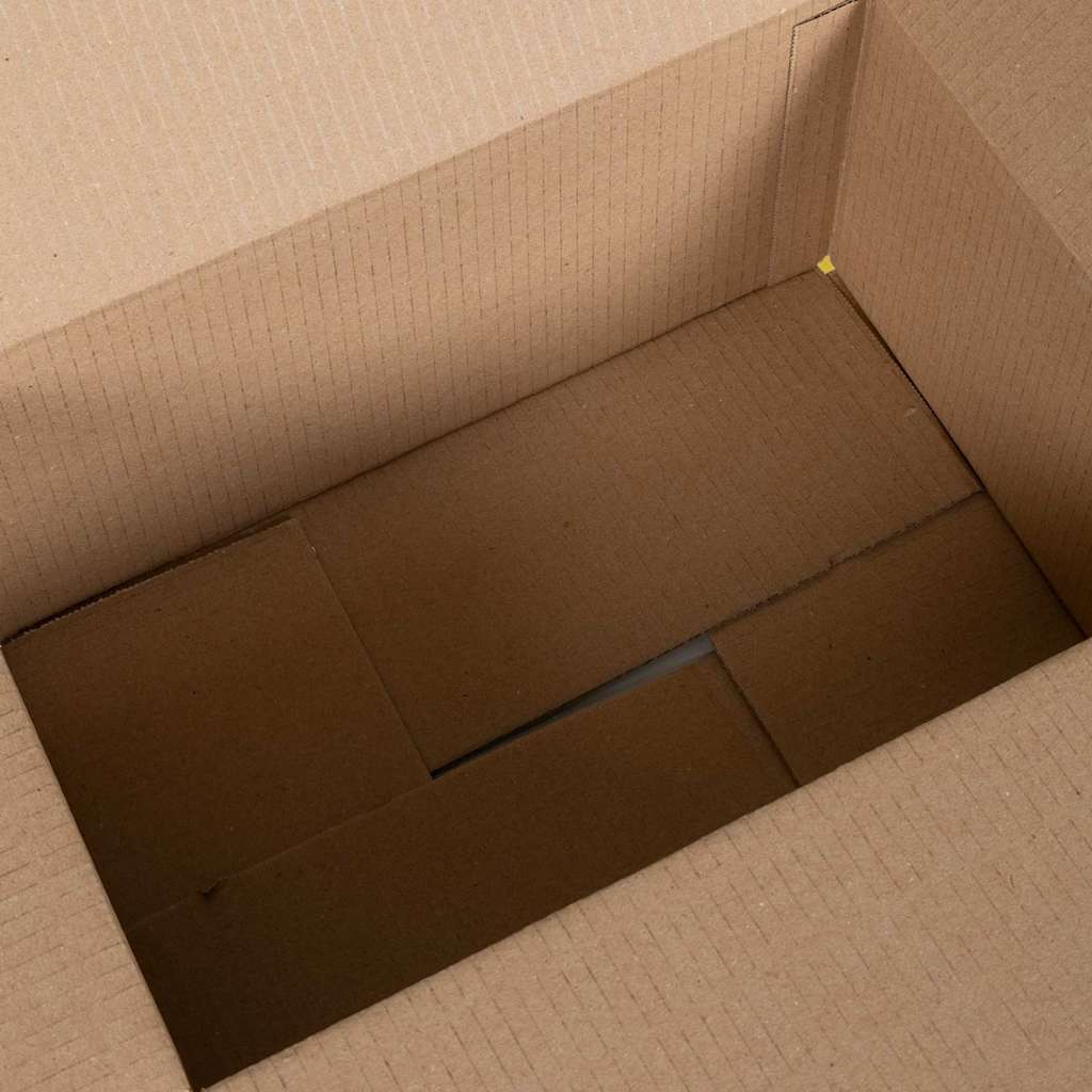 Hajtható doboz tárolóval 50 pcs Barna 35 x 24 x 15 cm Karton
