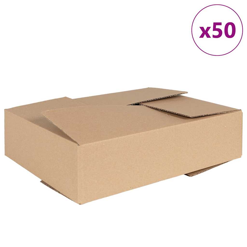 Hajtható doboz tárolóval 50 pcs Barna 40 x 30 x 10 cm Karton