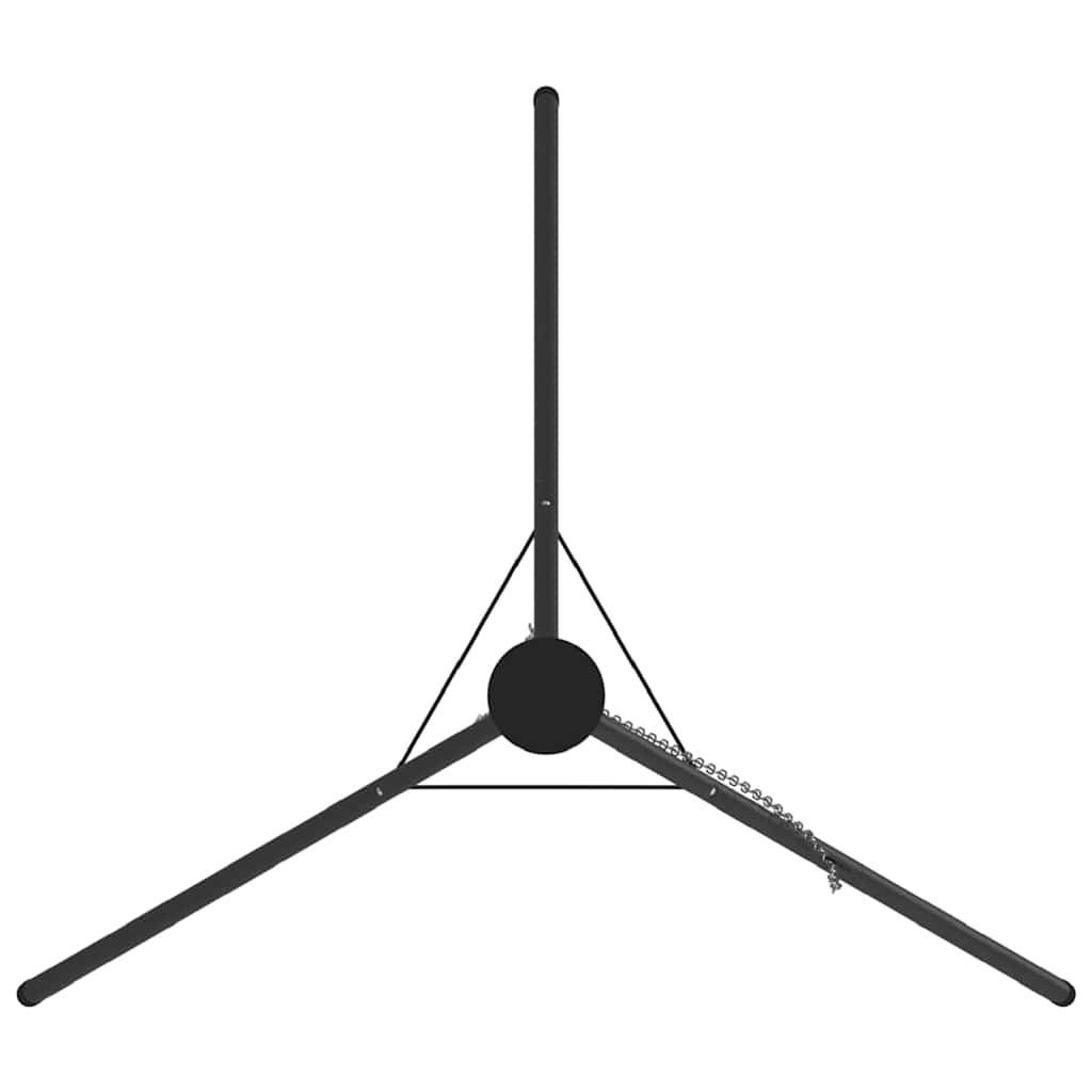 Tűzrakó állvány Fekete 92 x 92 x 171,5 cm Acél