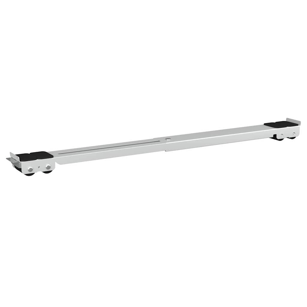 Mosógépállvány 2 pcs Ezüst 72 x 5 x 4.5 cm Acél