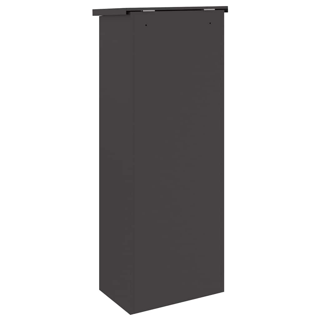 Csomagzáró doboz Fekete 44.5 x 29 x 110.5 cm Acél