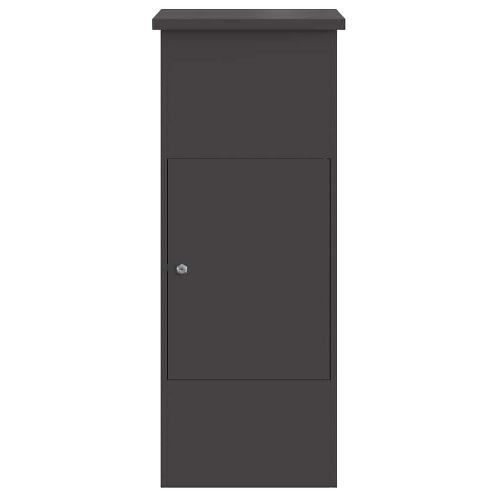 Csomagzáró doboz Fekete 44.5 x 29 x 110.5 cm Acél