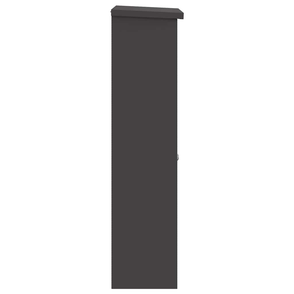 Csomagzáró doboz Fekete 44.5 x 29 x 110.5 cm Acél