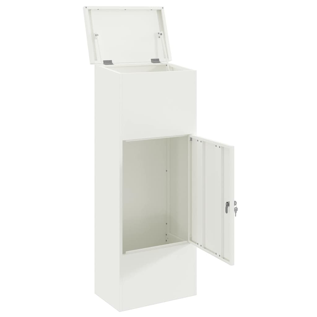 Csomagzáró doboz Fehér 44.5 x 29 x 110.5 cm Acél