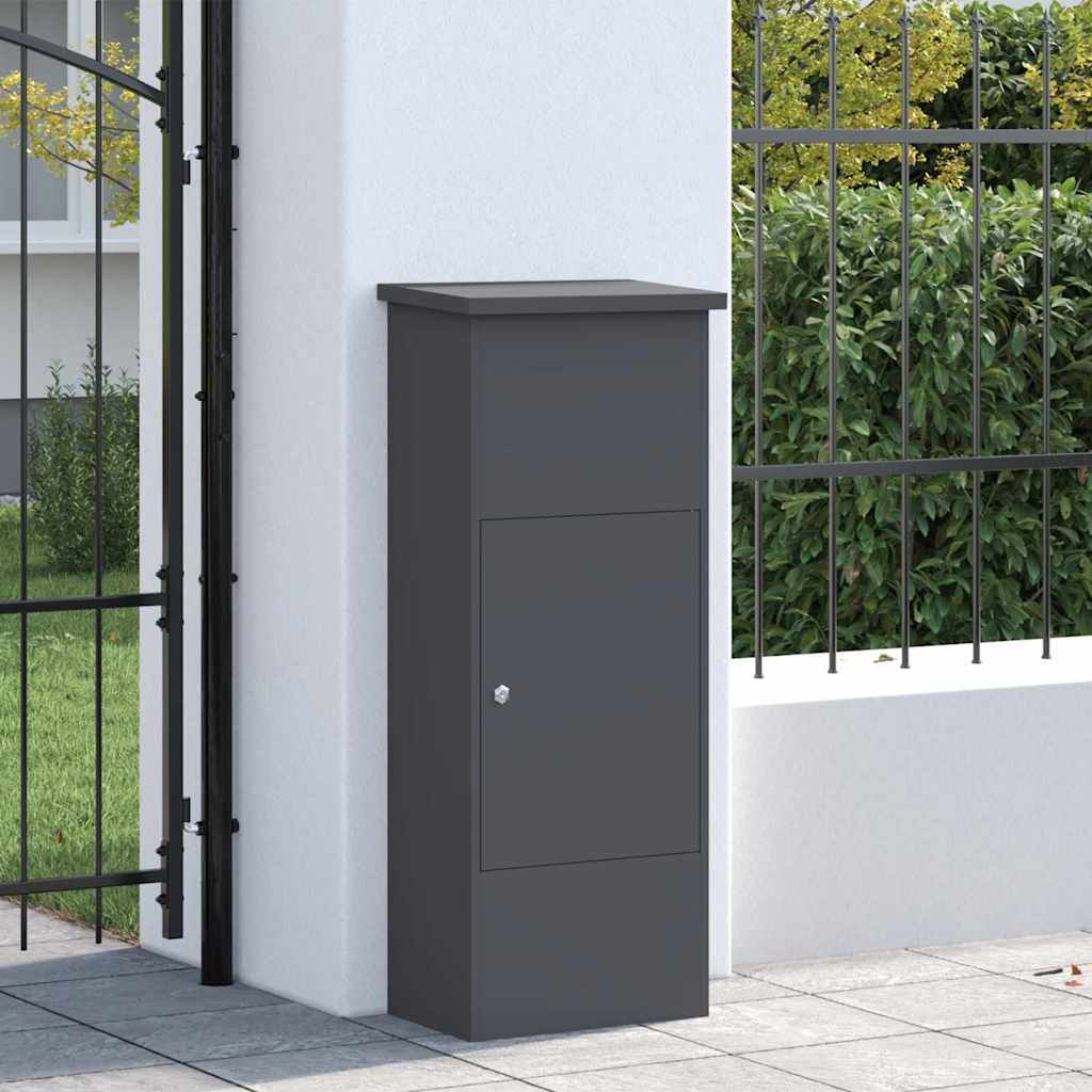 Csomagzáró doboz Antracit 44.5 x 29 x 110.5 cm Acél