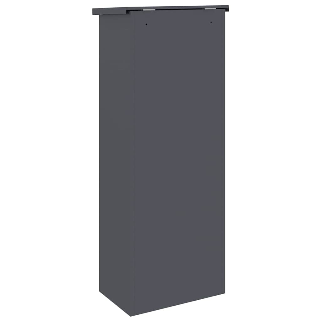 Csomagzáró doboz Antracit 44.5 x 29 x 110.5 cm Acél